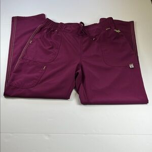 Scrubstar Magenta Womens Scrub Pants Sz M